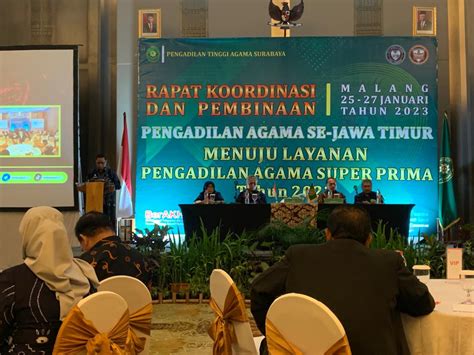 Pa Sumenep Hadiri Rakor Dan Pembinaan Di Malang Pengadilan Agama Sumenep