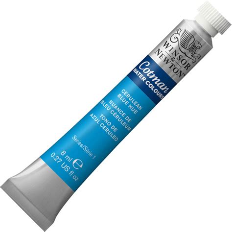 Winsor Newton Cotman Watercolour 8ml Tube Cerulean Blue Hue 139