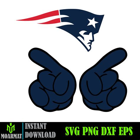 New England Patriots Logos Svg Bundle Nfl Football Svg New Inspire