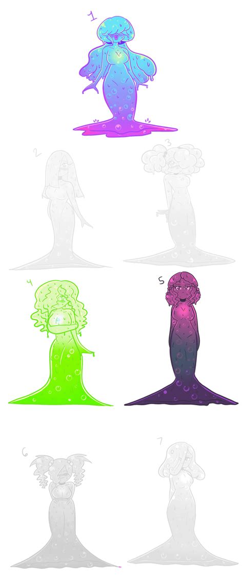 Slime Girls Ota 17 ~open By Lemonchum On Deviantart