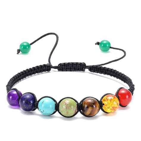 Votre Bracelet Shamballa Chakras Fait Main