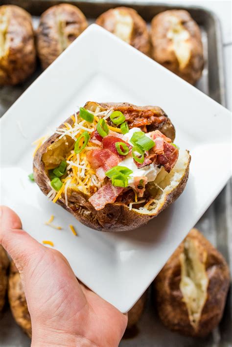 Baked Russet Potatoes - Reluctant Entertainer