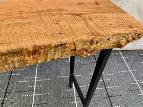 Buy Custom Made Live Edge Maple Entry Table Made To Order From WITNESS