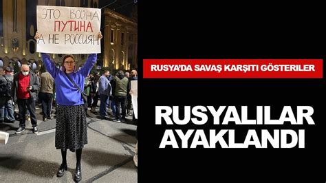 Rusyada Ukrayna savaşına karşı gösteriler başladı YouTube