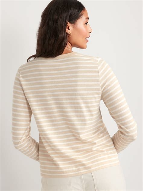 Long Sleeve Everywear Striped T Shirt Old Navy