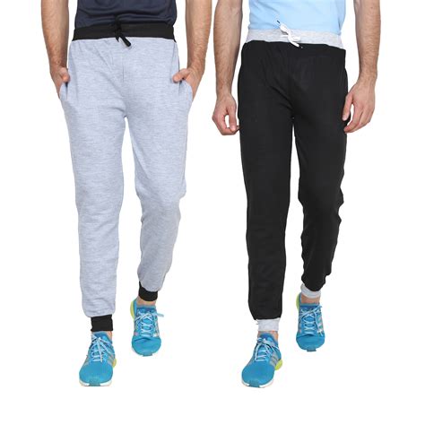 Buy Swaggy Solid Mens Track Pants Pack Of 2 Online ₹499 From Shopclues