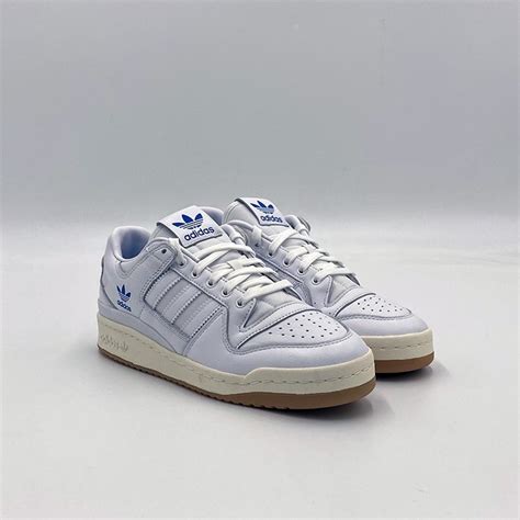 Adidas Forum 84 Low ADV White White Blue Shoes Mens At Emage Colorado