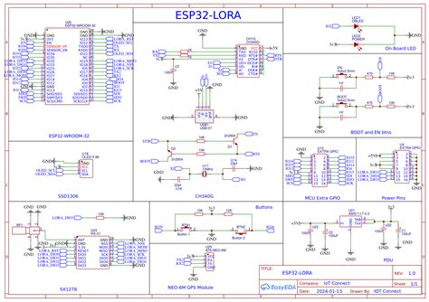 ESP32 LORA - OSHWLab