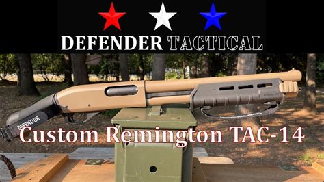 Customizing The Remington Tac 14 W Defender Tactical Youtube