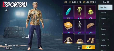 PUBG Mobile Hadirkan Setelan Batik Inilah Cara Mendapatkannya Esportsku