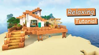 Building a Beach House | Relaxing Minecraft Tutorial | Doovi