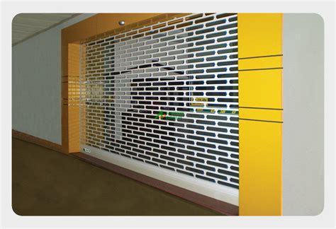 Stainless Steel Or Aluminum Alloy Industrial Motorized Automatic Overhead Roller Shutter