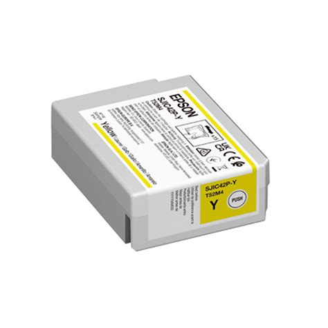 Epson C E Yellow Ink Cartridge Sjic P Y Hd Labels