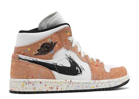 Nike Air Jordan 1 Mid Se Brushstroke Da8005 100 Sutore