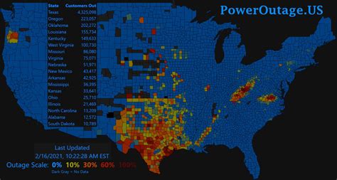 Kansas Power Outage Map - World Of Light Map