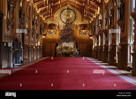 Christmas At Windsor Castle 1 December 2018 6 January 2019 Stock