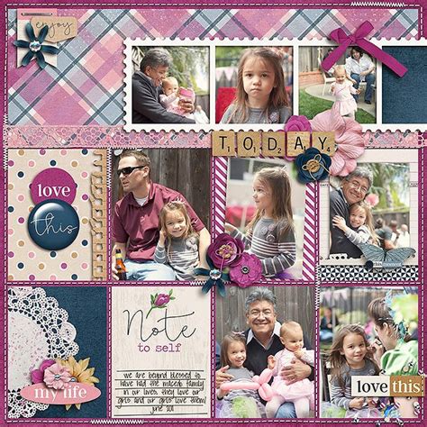 Layout By Ctm Krista Using {please Note} Digital Scrapbook Collection