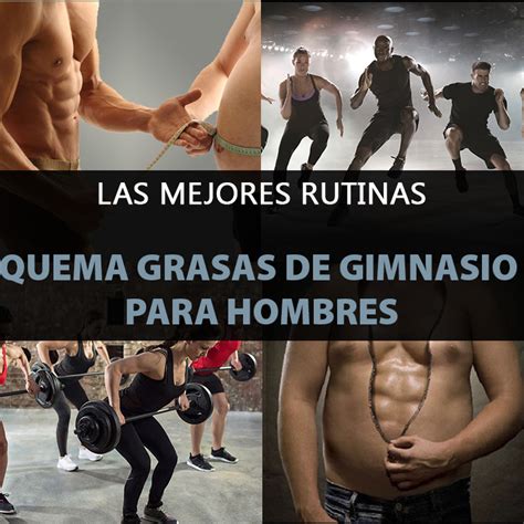 Las 5 Mejores Rutinas Para Quemar Grasa En El Gimnasio Para Hombres