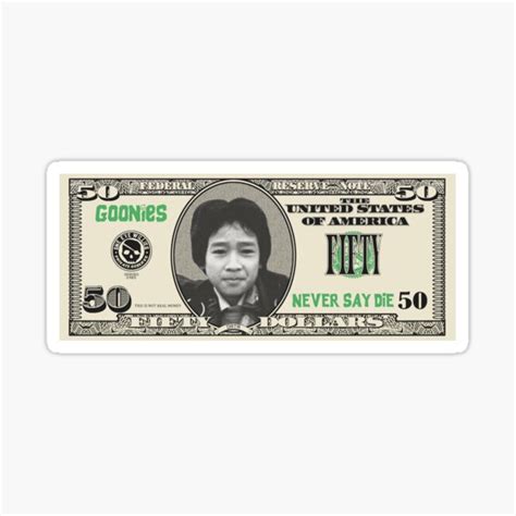 "DATA "50 Dollar Bill"" Sticker for Sale by gorillamask | Redbubble