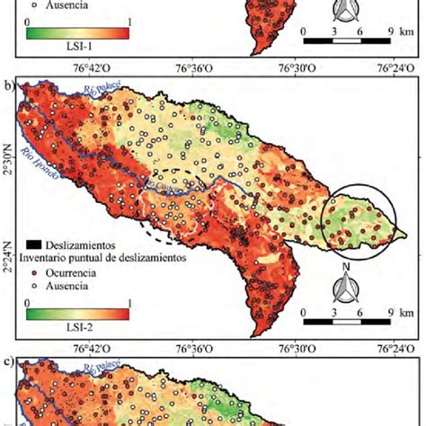 Mapas De Susceptibilidad Por Movimientos En Masa Para La Propuesta 1