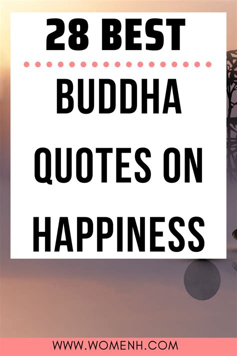 28 Buddha Quotes About Happiness - WomenH.com