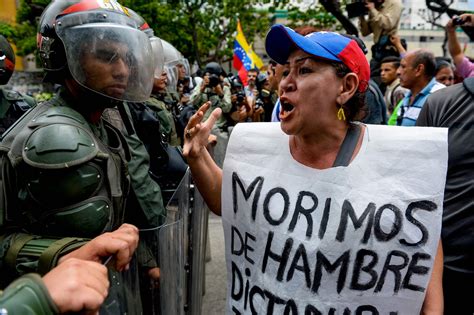 Venezuela Security Forces Block Anti Maduro Protesters The Washington