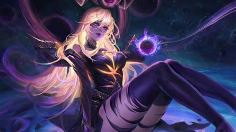 Dark Cosmic Lux LoL Art 4K 3521i Wallpaper PC Desktop