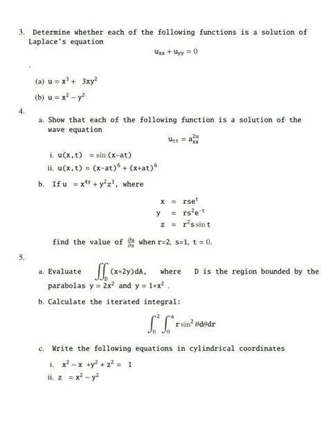 Solved 3 Determine Whether Each Of The Following Functions