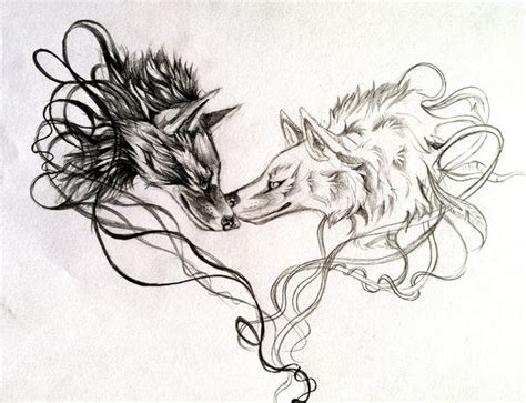 Two Wolves Tattoo by Lucky978 on DeviantArt