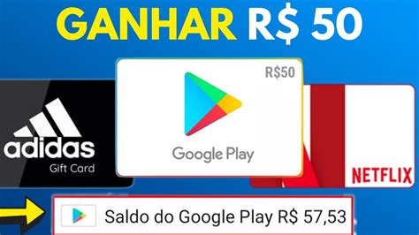 Como Ganhar R Reais De Saldo Gift Card Na Google Play Play Store E