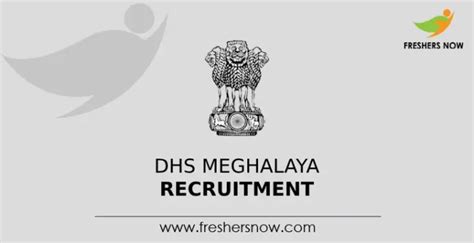 DHS Meghalaya Recruitment 2024 Notification For 242 Posts