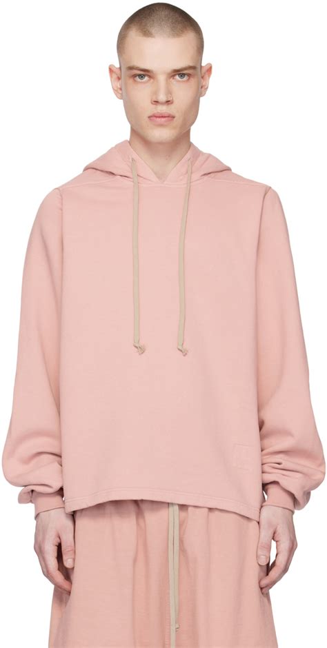 Rick Owens Drkshdw Pull Capuche Surdimensionn Rose Ssense France