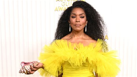 Angela Bassett At Sag Awards 2023 Yellow Dress Hollywood Life