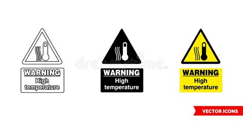 Food Safety Hazard Signs Icon Set Of Outline Types Isolated Vector