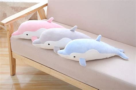 Dolphin Plush Toy Stuffed Animal Pillow T Toys 50 Cm Miaoowa Baby