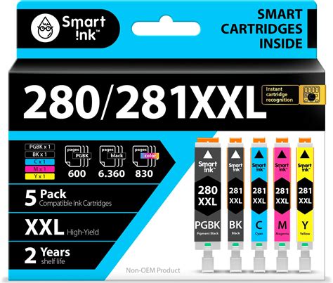 Q Image PGI 280XXL CLI 281XXL Cartouches D Encre De Rechange Pour Canon