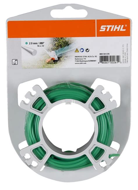 Stihl Mähfaden rund hellgrün 2 mm GRUBE DE