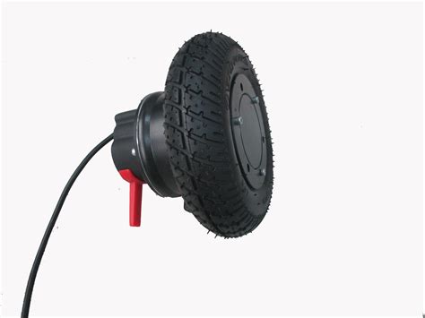 8'' 150W 24V Disabled Electric Wheelchair Motors With Grey Solid Tyre