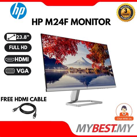 Hp M F M F Y V I Inch Ips Led Backlit Monitor Shopee