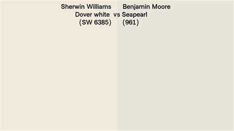 Sherwin Williams Dover White Sw Vs Benjamin Moore Seapearl