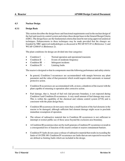 Westinghouse AP1000 Design Control Document Rev 16 DocsLib