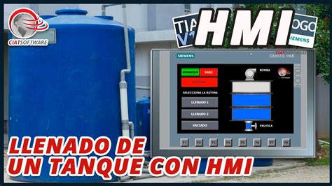 Cómo configurar un PANEL HMI para el LLENADO de un TANQUE YouTube