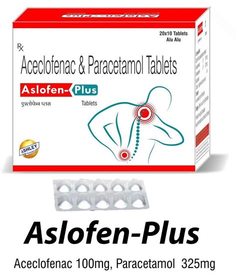 Aceclofenac Paracetamol Tablets Strength 425mg At Rs 71 Box In Ghaziabad