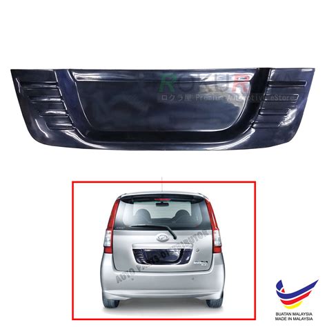 Perodua Viva Custom Fit Rear Bonnet Oem Abs Acrylic Plastic Decorative