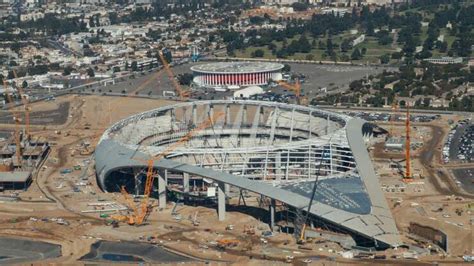 Construction Worker Dies After Falling From SoFi Stadium Roof | AM 570 ...