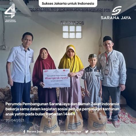 Perumda Psj Berkolaborasi Dengan Yayasan Rumah Zakat Untuk Mengadakan