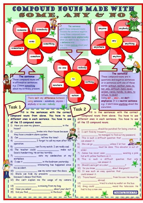 Nouns Compound Nouns English Esl Worksheets Pdf Doc