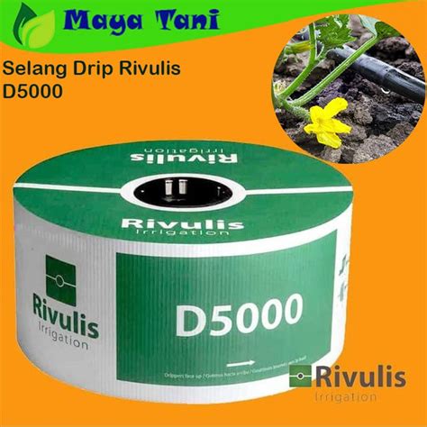 Jual Selang Drip Tetes Spacing Cm D Rivulis Shopee Indonesia