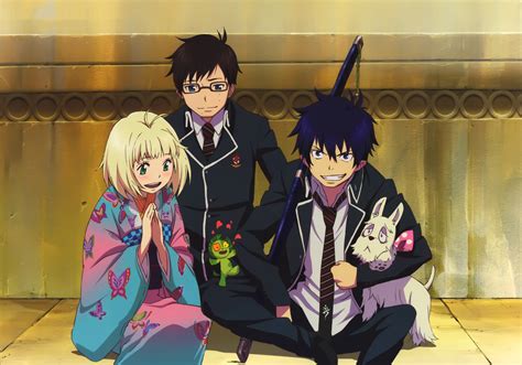 Ao No Exorcist 4k Ultra Hd Wallpaper Of Yukio Rin And Shiemi