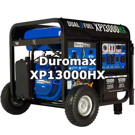 Duromax Xp Hx Dual Fuel Portable Generator Portablepowerroundup